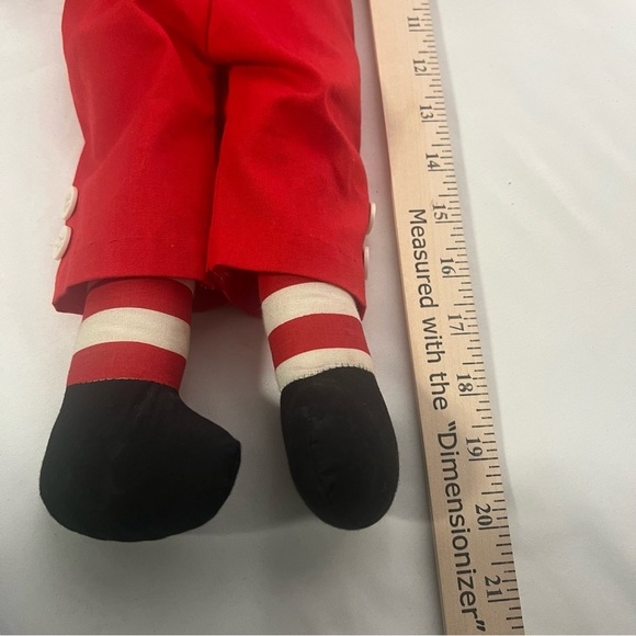 Raggedy Ann and Andy 19” Handcrafted Dolls with Orange Yarn Hair Vintage - Picture 12 of 13